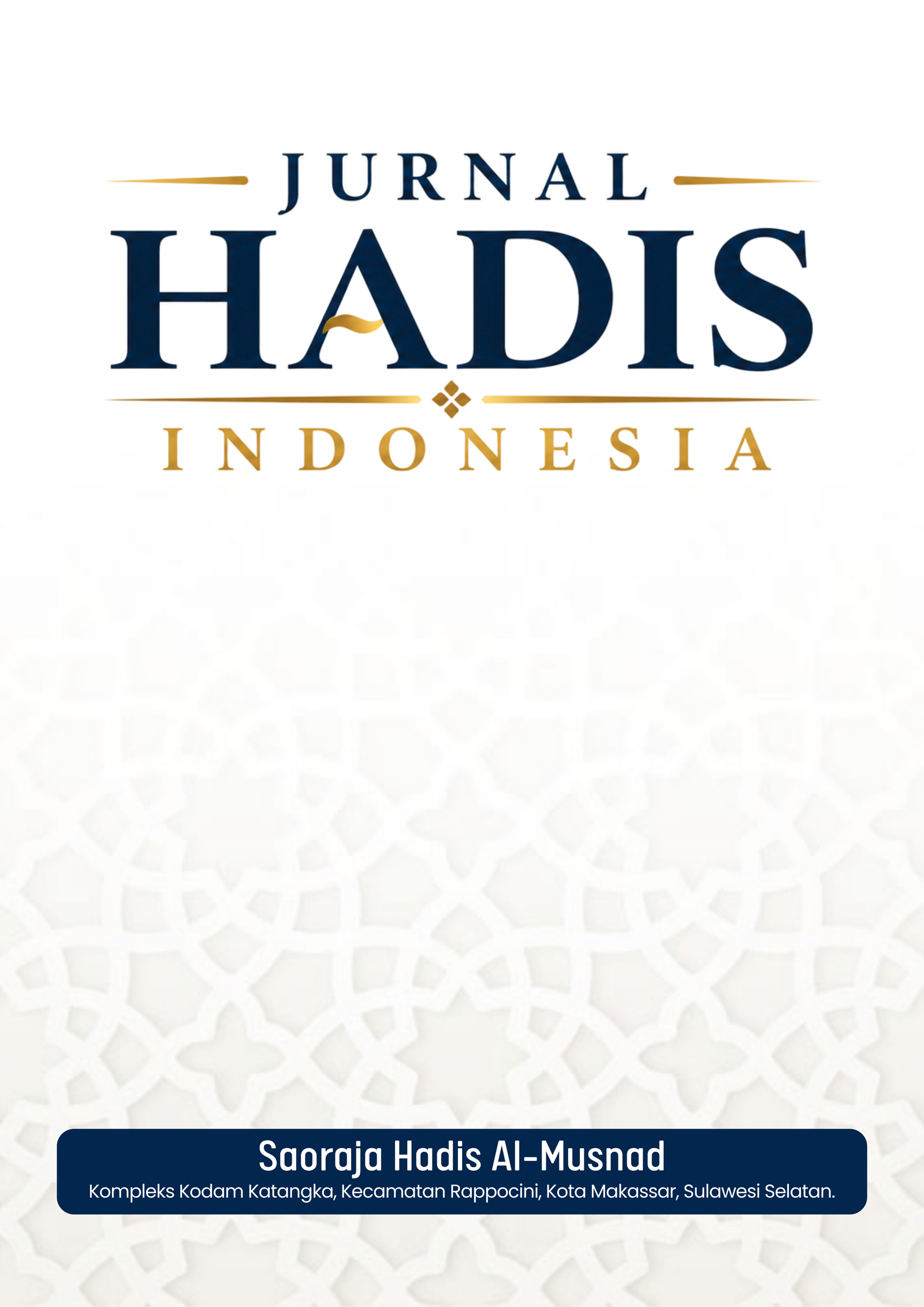 Jurnal Hadis Indonesia