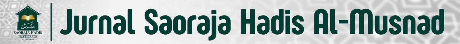 Jurnal Saoraja Hadis